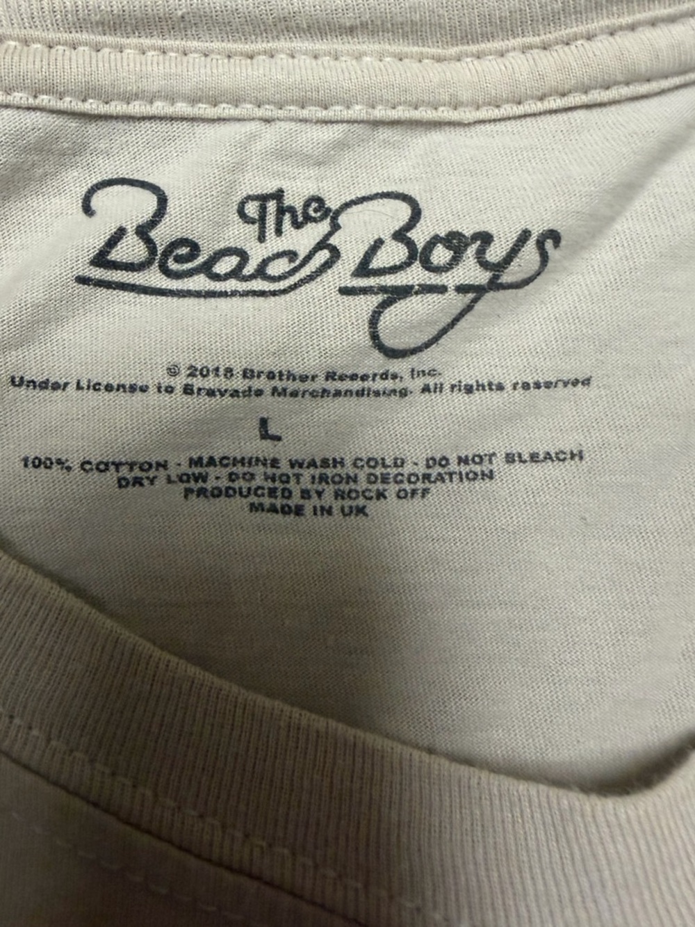 Vintage Style The Beach Boys 1983 Tour Graphic Tee Retro Surf Rock L - Picture 6 of 6